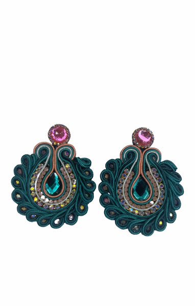 IVY SOUTACHE TEAL